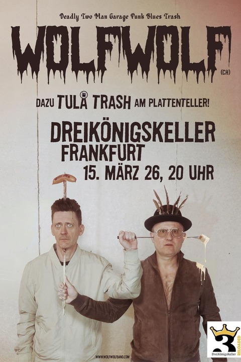 WolfWolf - Deadly Two Man Garage Punk Blues Trash - Frankfurt - 15.03.2026 20:00