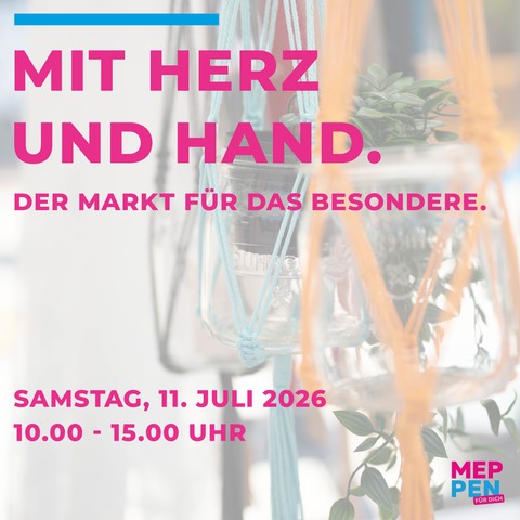 Herz und Hand Markt - Der Markt f�r das Besondere - Meppen - 11.07.2026 10:00