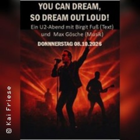 U2 - You Can Dream, So Dream Out Loud! - BAD SALZUFLEN - 08.10.2026 20:00