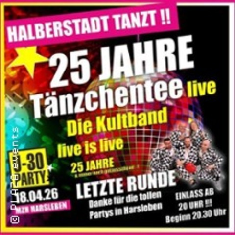 �30 Party Halberstadt mit T�nzchentee - HARSLEBEN - 18.04.2026 20:30