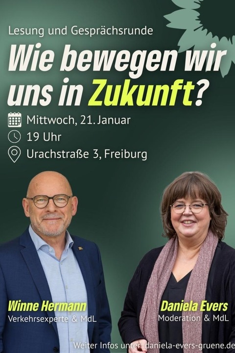 Wahlzeit: Winfried Hermann (MdL) - Freiburg - 21.01.2026 19:00