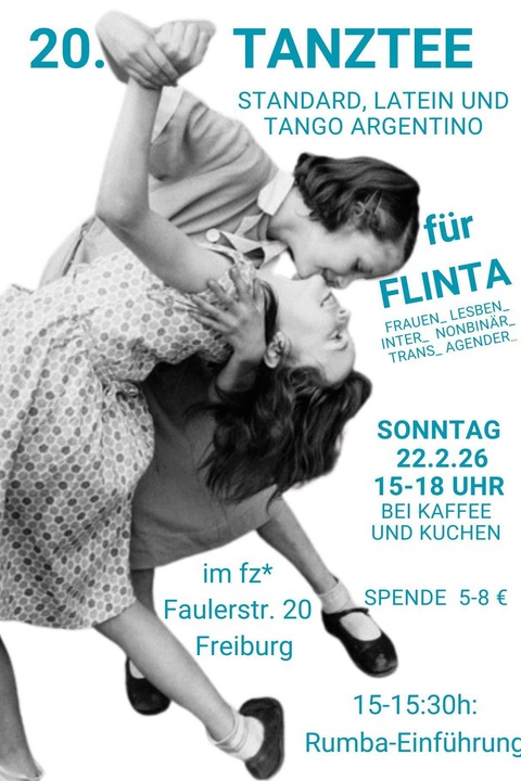 Tanztee f�r Flinta - Freiburg - 22.02.2026 15:00