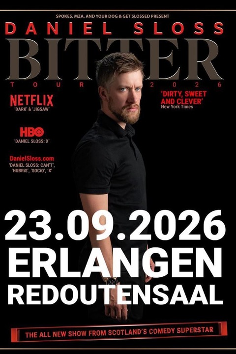 Daniel Sloss - BITTER - Erlangen - 23.09.2026 20:00