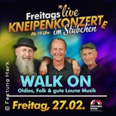 St�bchen Kneipenkonzert: Walk on - Magdeburg - 27.02.2026 20:00