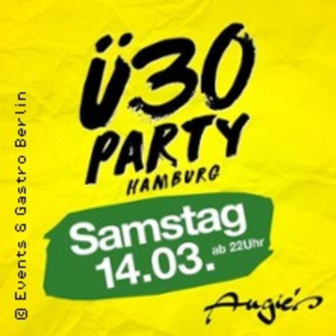 �30 Party Hamburg - HAMBURG - 16.05.2026 22:00