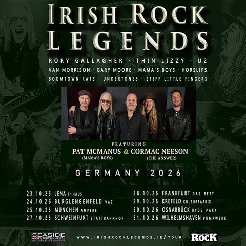Irish Rock Legends - European Tour 2026 - Frankfurt am Main - 28.10.2026 20:00