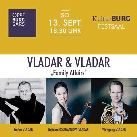 VLADAR & VLADAR - „Family Affairs“ - Gars am Kamp - 13.09.2026 18:30