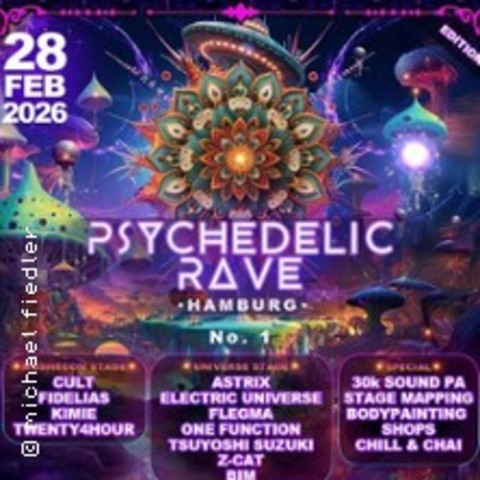Psychedelic Rave No. 1 - Hamburg - 28.02.2026 22:00