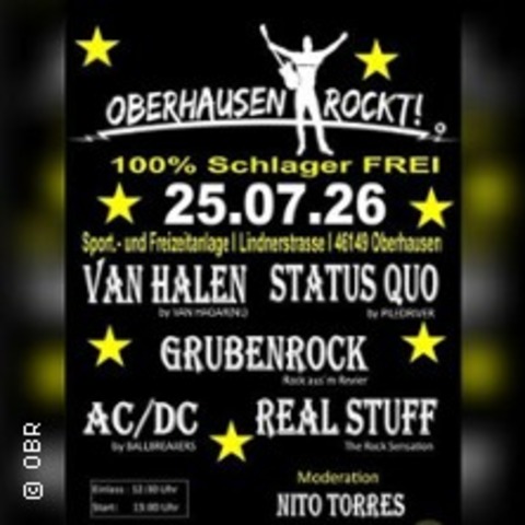 Oberhausen rockt - OBERHAUSEN - 25.07.2026 13:00
