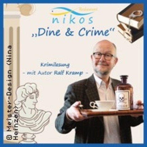 Dine & Crime mit Ralf Kramp - inkl. mediterranem 3-Gang-Men� - NIEDERKASSEL - 08.10.2026 18:00