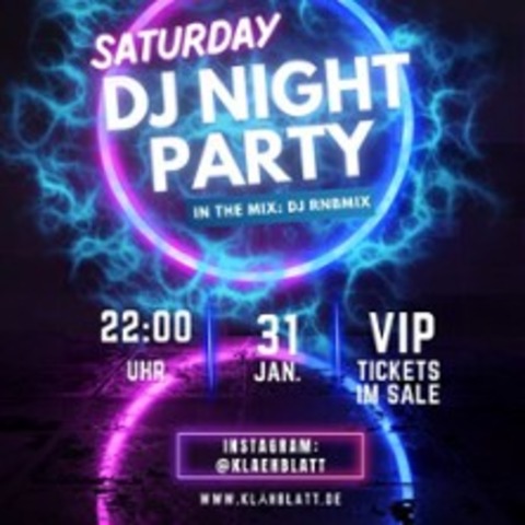 Saturday Dj Night - FLENSBURG - 31.01.2026 22:00