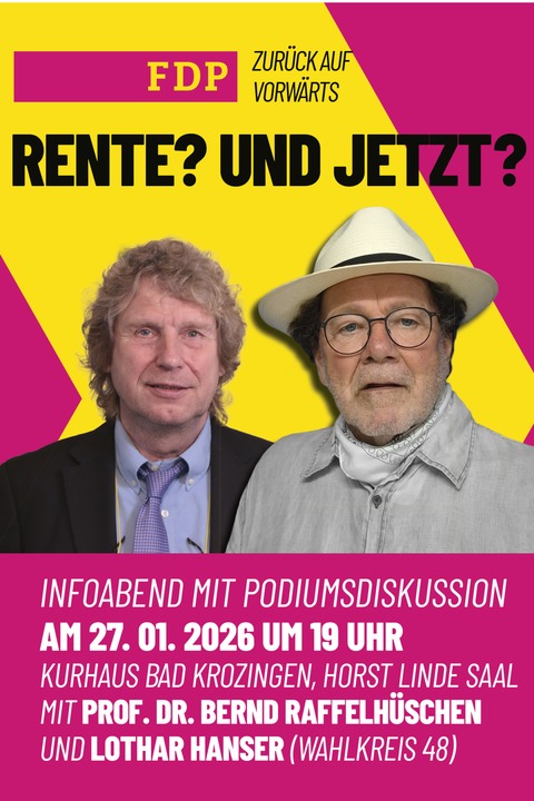 Rente? Und jetzt? - Bad Krozingen - 27.01.2026 19:00