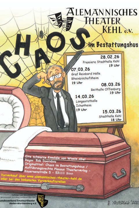 Chaos im Bestattungshaus - Kehl - 15.03.2026 18:00