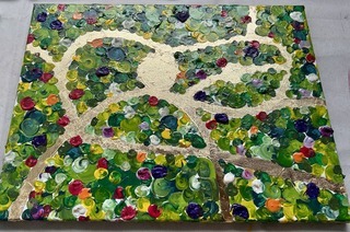 Creative Night - Motiv: Struktur, Paste, Garten