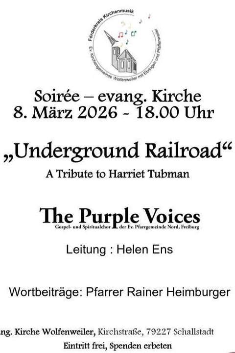 Purple Voices - Schallstadt - 08.03.2026 18:00