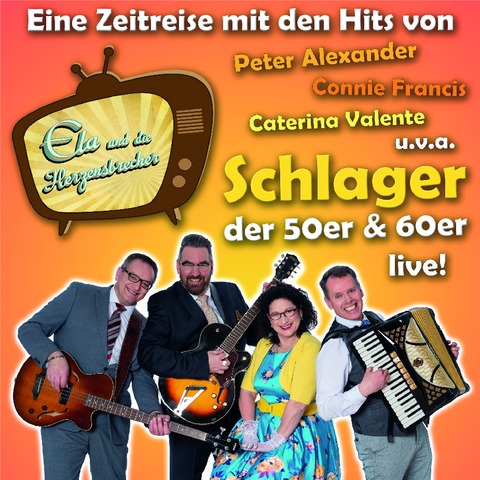 Ela und die Herzensbrecher - Die Schlagerband der 50er und 60er Jahre - Rottenburg am Neckar - 10.01.2027 18:00