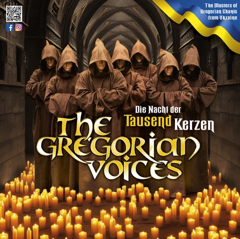 THE GREGORIAN VOICES - Die Nacht der 1000 Kerzen - Gregorianik meets Pop - Vom Mittelalter bis heute - Eltville am Rhein - 31.10.2026 19:00