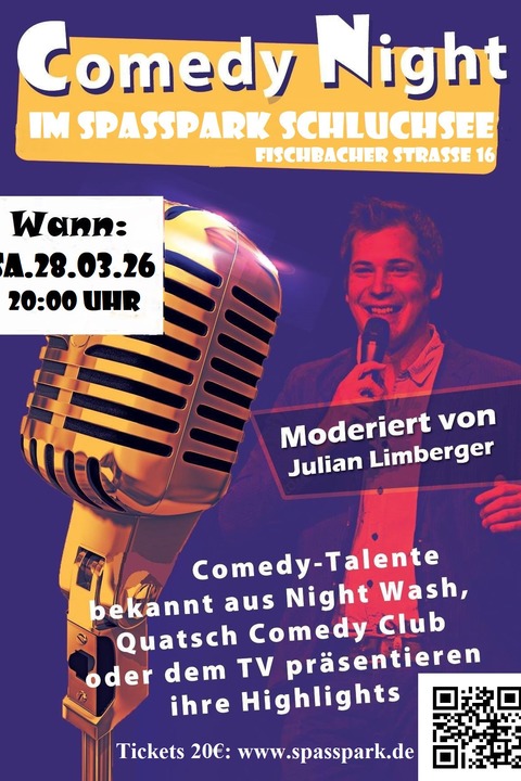 Comedy Night in Schluchsee - Schluchsee - 28.03.2026 20:00