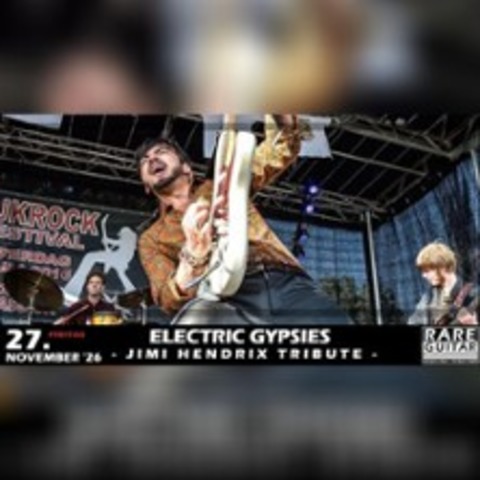 Electric Gypsies - Jimi Hendrix Tribute - M�NSTER - 27.11.2026 20:30