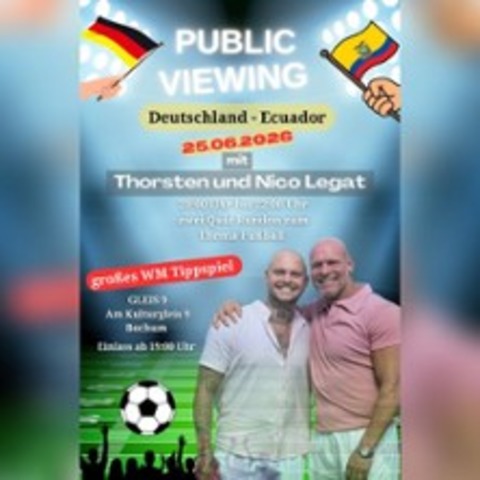 Public Viewing zur WM 2026 - BOCHUM - 25.06.2026 20:00