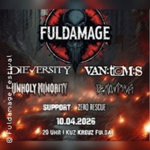FULDAMAGE Festival 2026 - Fulda - 10.04.2026 20:00