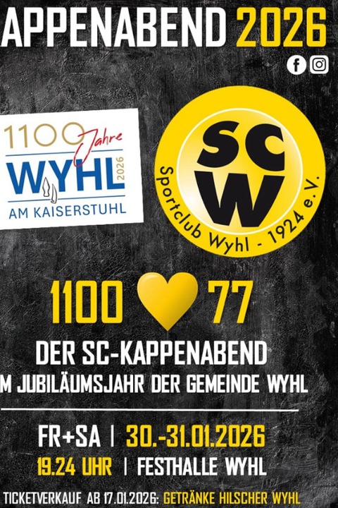 Kappenabend des Sportclub Wyhl - Wyhl - 31.01.2026 19:24