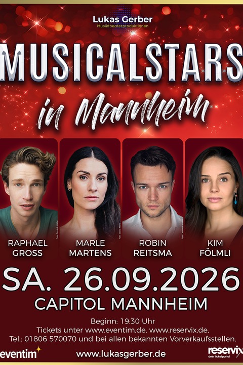 Musicalstars in Mannheim - Mannheim - 26.09.2026 19:30
