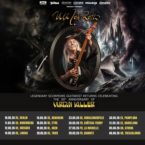 Uli Jon Roth - Virgin Killer 50th Anniversary Tour 26 - Dresden - 12.05.2026 19:00