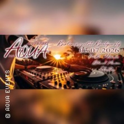 Aqua Bootsparty 2026 - BERLIN - 03.07.2026 17:00