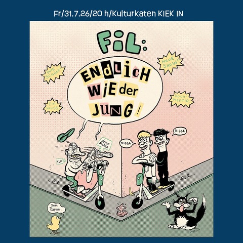 Endlich wieder jung! - Cartoonair-Abendshow - Prerow - 31.07.2026 20:00