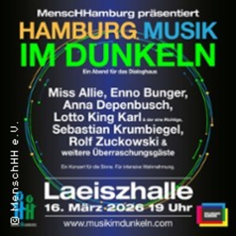 Hamburg Musik im Dunkeln - Ein Abend f�r das Dialoghaus - Hamburg - 16.03.2026 19:00