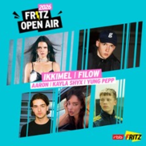 FRITZ OPEN AIR 2026 - Ikkimel u.v.m. - POTSDAM - 29.08.2026 16:30