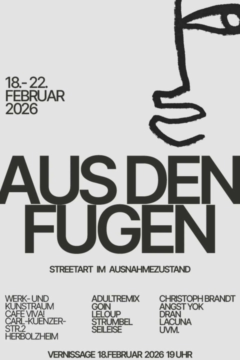Aus den Fugen - Herbolzheim - 18.02.2026 19:00