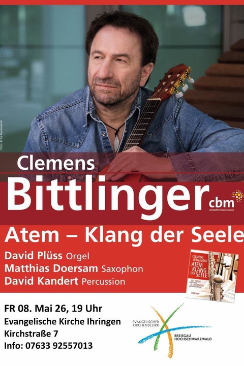 Clemens Bittlinger - Ihringen - 08.05.2026 19:00