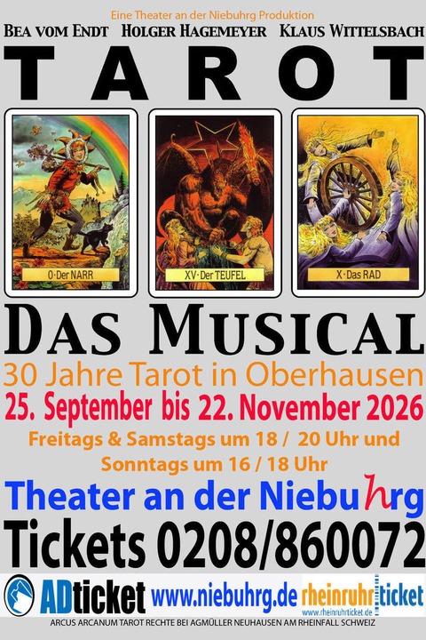 Tarot - Das Musical - Oberhausen - 25.09.2026 20:00