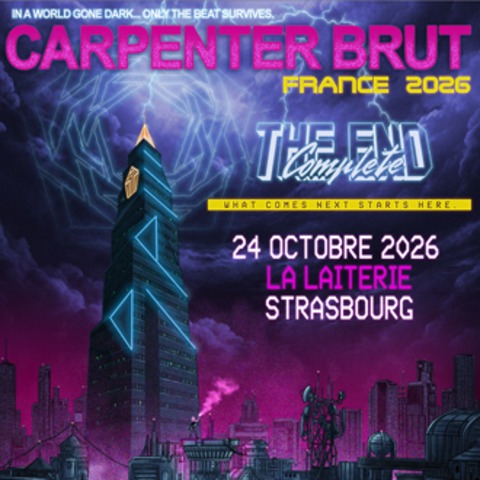 Carpenter Brut + Guest - Stra�burg - 24.10.2026 20:00