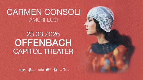 Carmen Consoli - Amuri Luci - Offenbach am Main - 23.03.2026 20:00
