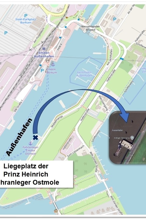 Emsfahrt Emden (Au�enhafen) - Leer (Uferpromenade) - Emden - 02.08.2026 13:15