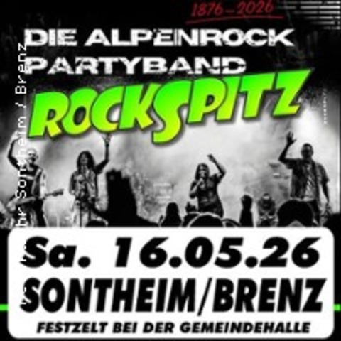 Rockspitz - Die Alpenrock Party - Sontheim an der Brenz - 16.05.2026 21:00