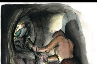 F�hrung im Bergwerk Suggental