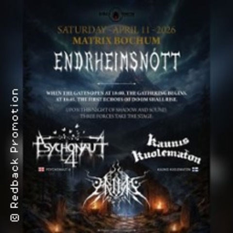 Psychonaut 4 - Kaunis Kuolematon & Helfr� - Bochum - 11.04.2026 18:45