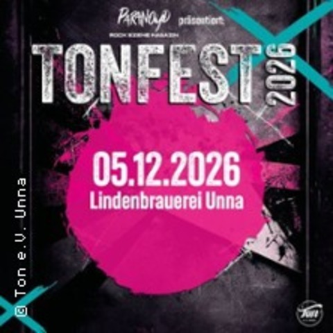 Tonfest 2026 - UNNA - 05.12.2026 17:00