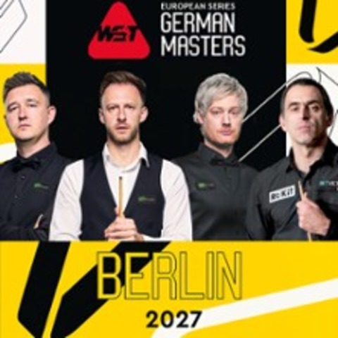 Snooker: German Masters 2027 - 2. Session - Berlin - 27.01.2027 15:00