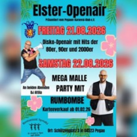 Elster-Open Air 2026 (Samstag) - PEGAU - 22.08.2026 18:00