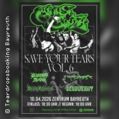 Save Your Tears Vol. 6 - Bayreuth - 10.04.2026 19:00