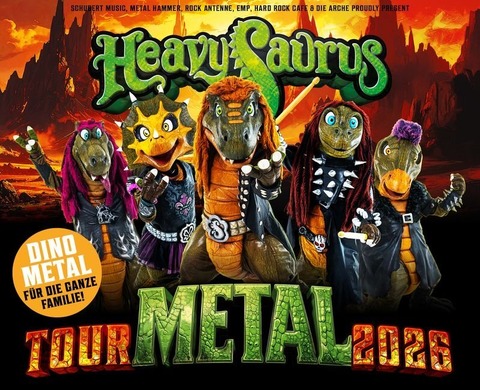 Heavysaurus METAL Tour 2026 - Hamburg - 21.12.2026 14:00