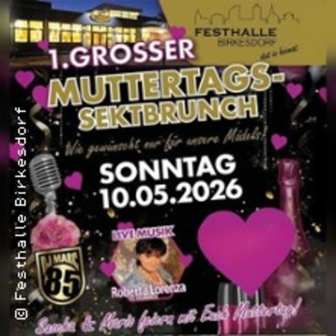 1. Grosser Muttertags-Sektbrunch - mit Live-Musik von Roberta Lorenza - D�REN - 10.05.2026 10:00