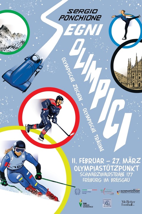 Ausstellungser�ffnung Segni olimpici - olympische Zeichen olympische Tr�ume - Freiburg - 11.02.2026 17:00