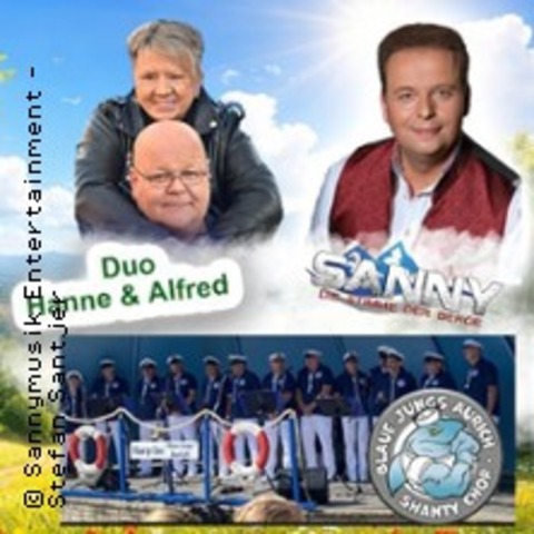 Bunter Heimatabend - Duo Hanne und Alfred, Sanny, Blaue Jungs Aurich - WESTOVERLEDINGEN - 11.07.2026 20:00
