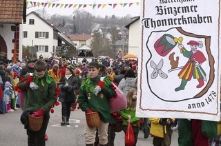 Die Binzemer Thonnerknaben veranstalten wieder den gro�en Binzemer Umzug